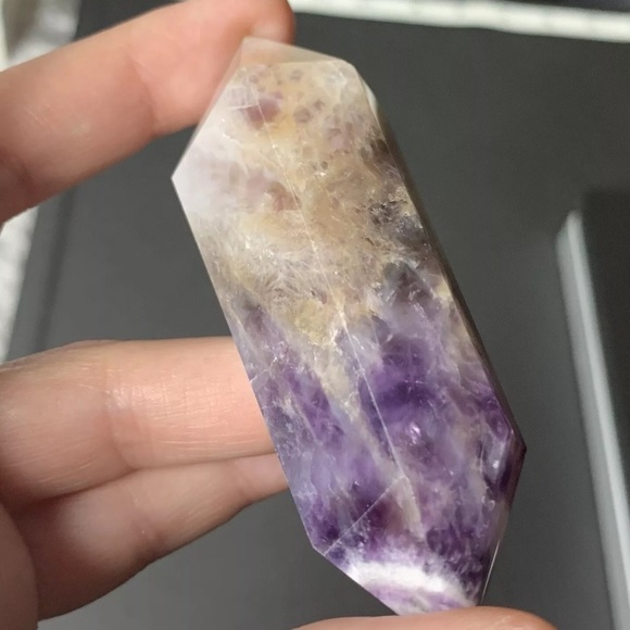 BOGO1/2 Chevron Amethyst Double
Pointed Polished Crystal Tower
Wand Healing 82g - Picture 4 of 17